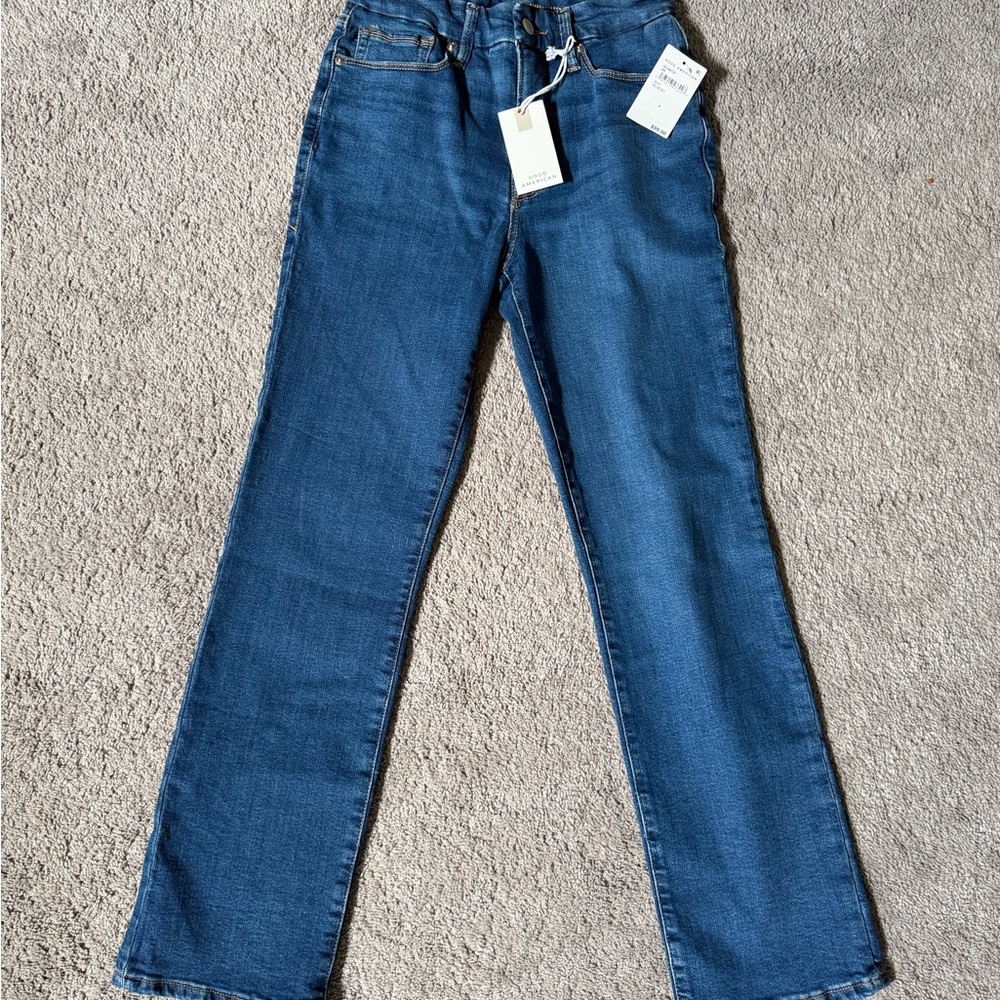 GOOD AMERICAN GOOD LEGS STRAIGHT JEANS SIZE 4/27